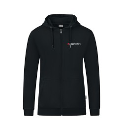 Kapuzenjacke Organic schwarz