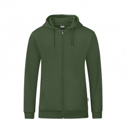 Hooded Jacket Organic oliv