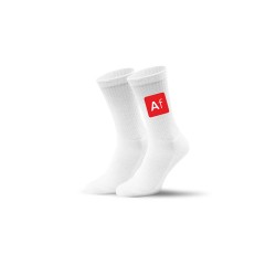 Sportsocken Weiß inkl. Logo Af